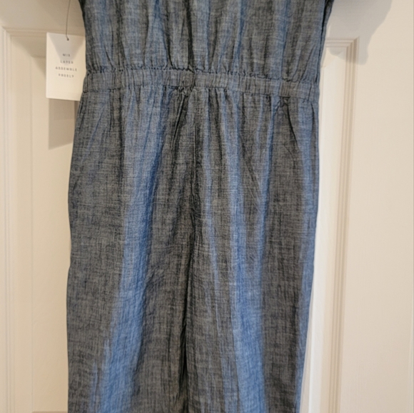 Free Assembly Girls Short Sleeve Belted Jumpsuit Size L 10/12 - Picture 7 of 16
